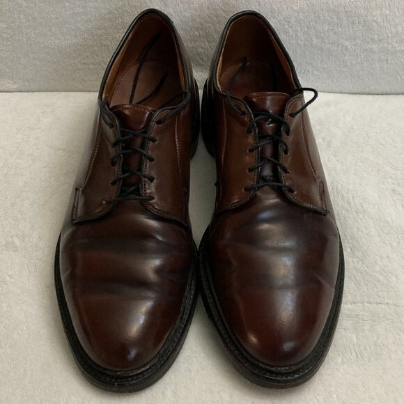 Allen Edmonds Leeds in burgundy shell cordovan (9D) - Picture 2 of 9